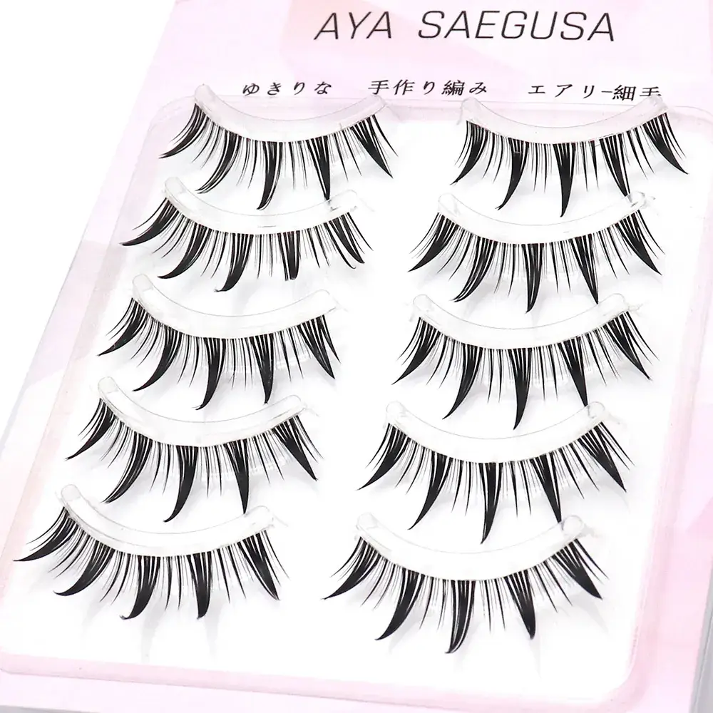 Black Thick False Eyelashes for Big Eyes - Image 2