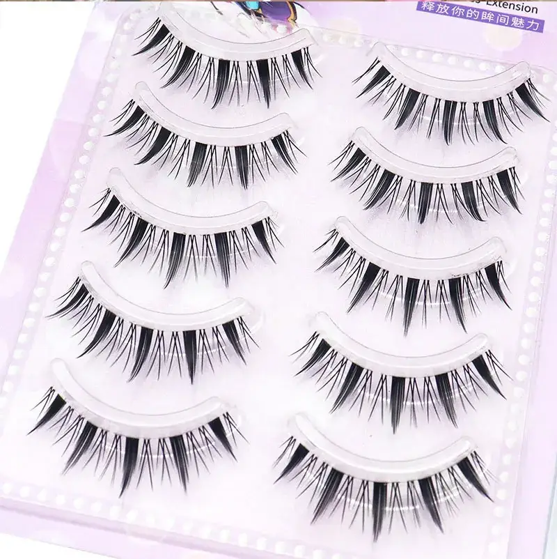 Black Thick False Eyelashes for Big Eyes - Image 5