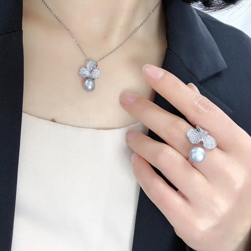 珍珠三件套