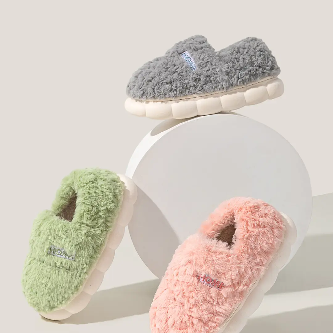 Lidani Mao Mao cotton shoes women's autumn and winter indoor home warm fleece-lined 2023 new bag heel outerwear cotton shoes men — feature 21