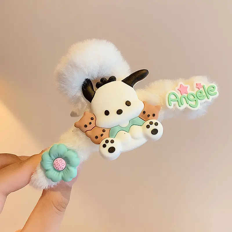 Cute Plush Bear Clip for Women Autumn Winter Hairpin - Image 10