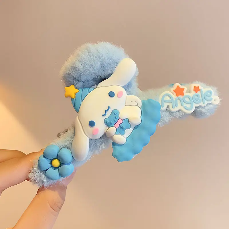 Cute Plush Bear Clip for Women Autumn Winter Hairpin - Image 11