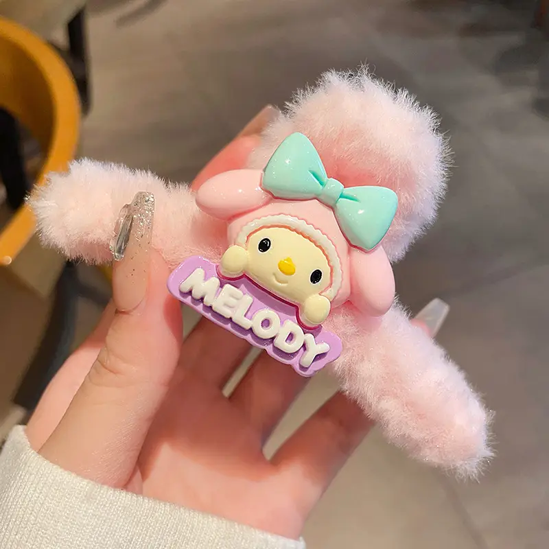 Cute Plush Bear Clip for Women Autumn Winter Hairpin - Image 16