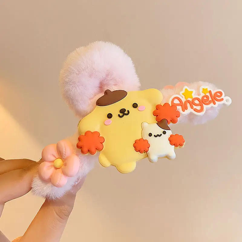 Cute Plush Bear Clip for Women Autumn Winter Hairpin - Image 9