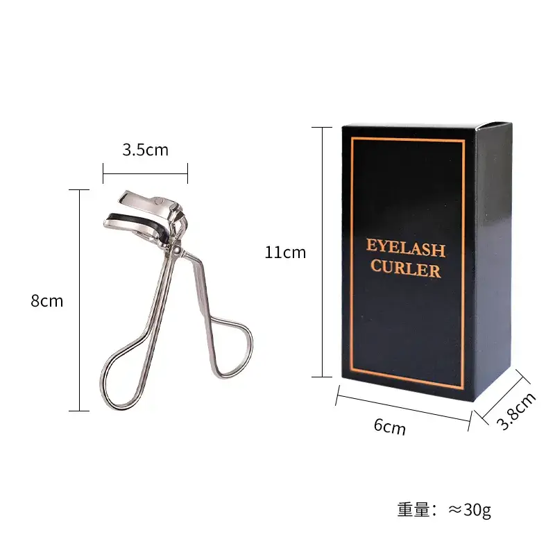 Stainless Steel Eyelash Curler 8cm Portable Beginner - Image 10