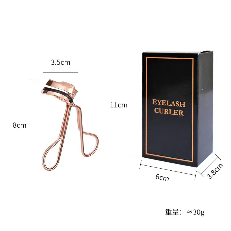 Stainless Steel Eyelash Curler 8cm Portable Beginner - Image 12