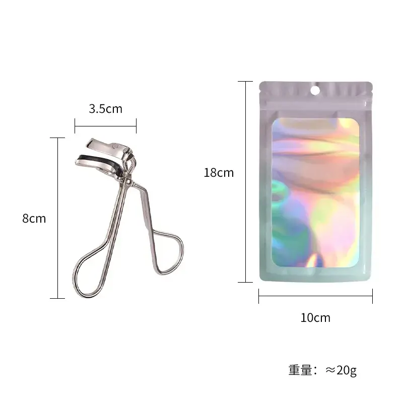 Stainless Steel Eyelash Curler 8cm Portable Beginner - Image 4