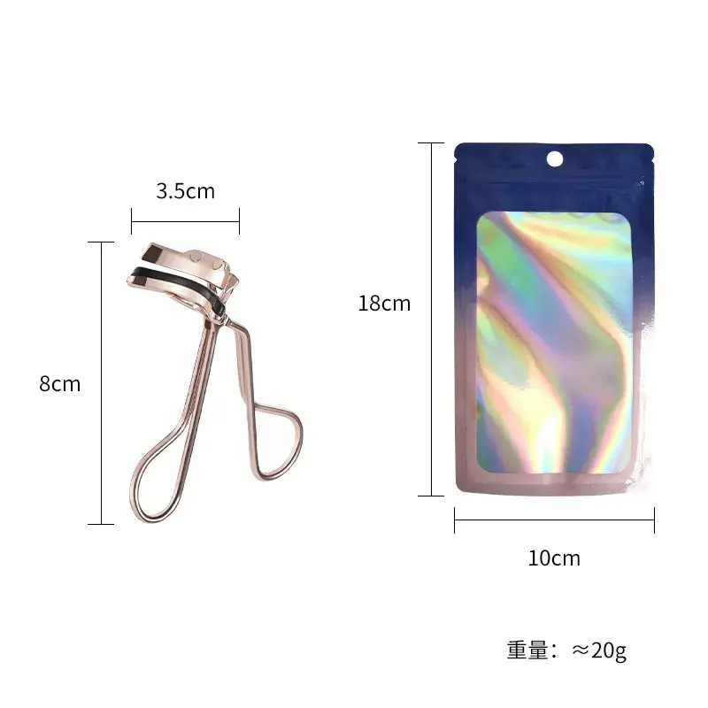Stainless Steel Eyelash Curler 8cm Portable Beginner - Image 7