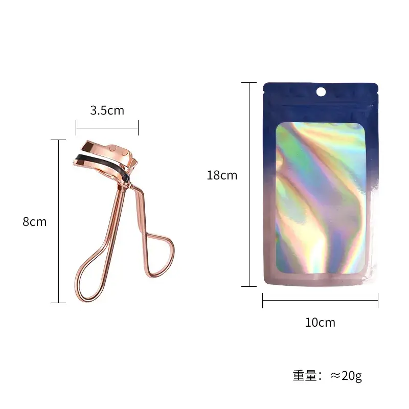 Stainless Steel Eyelash Curler 8cm Portable Beginner - Image 9