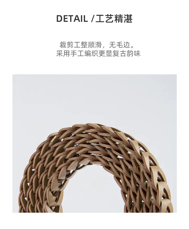 Black Knitted Vintage Belt for Women — feature 7