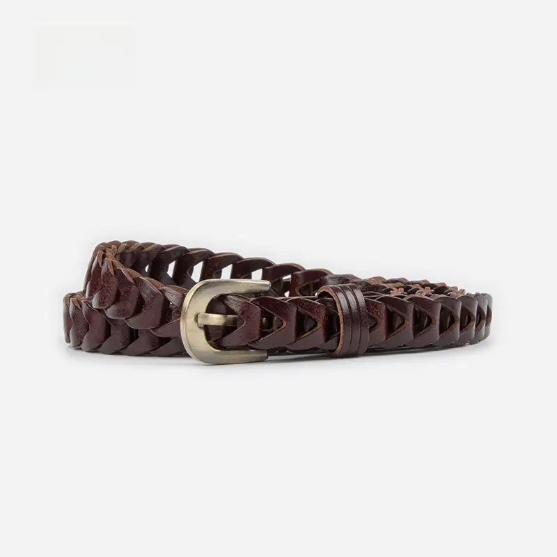 Black Knitted Vintage Belt for Women - Image 2