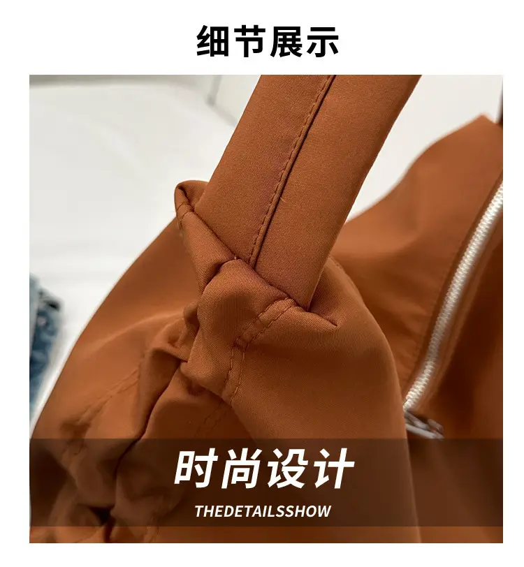 Black Nylon Shoulder Bag for Women 2024 Winter — feature 2