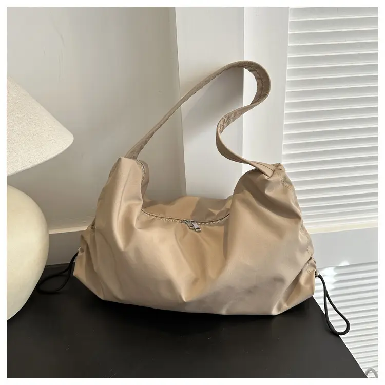 Black Nylon Shoulder Bag for Women 2024 Winter — feature 25