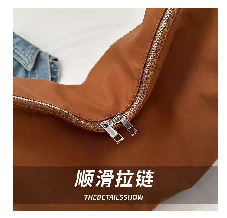 Black Nylon Shoulder Bag for Women 2024 Winter — feature 4