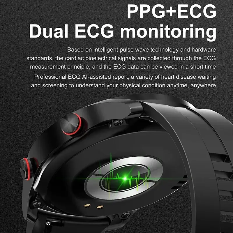Smart Watch Ecg+Ppg Business Stainless Steel Strap