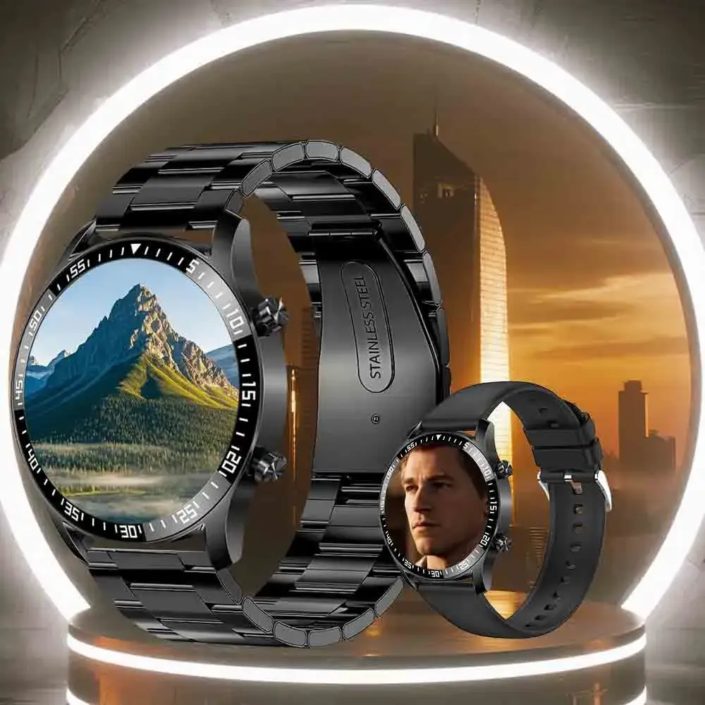 Smart Watch Ecg+Ppg Business Stainless Steel Strap