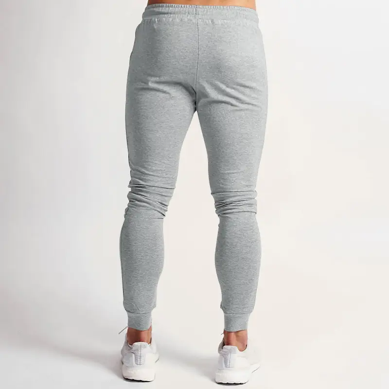 Men Grey Stretch Fitness Trousers Casual Spring Summer — feature 20