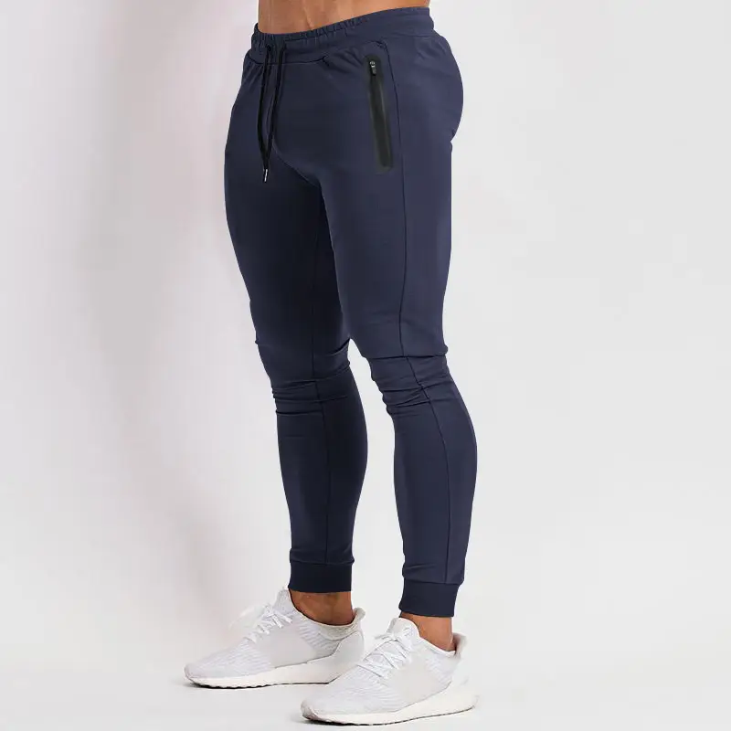 Men Grey Stretch Fitness Trousers Casual Spring Summer — feature 4