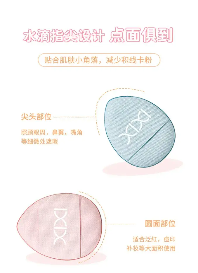 xixi Thumb Puff 2-Pack Wet & Dry Soft Skin Friendly — feature 3