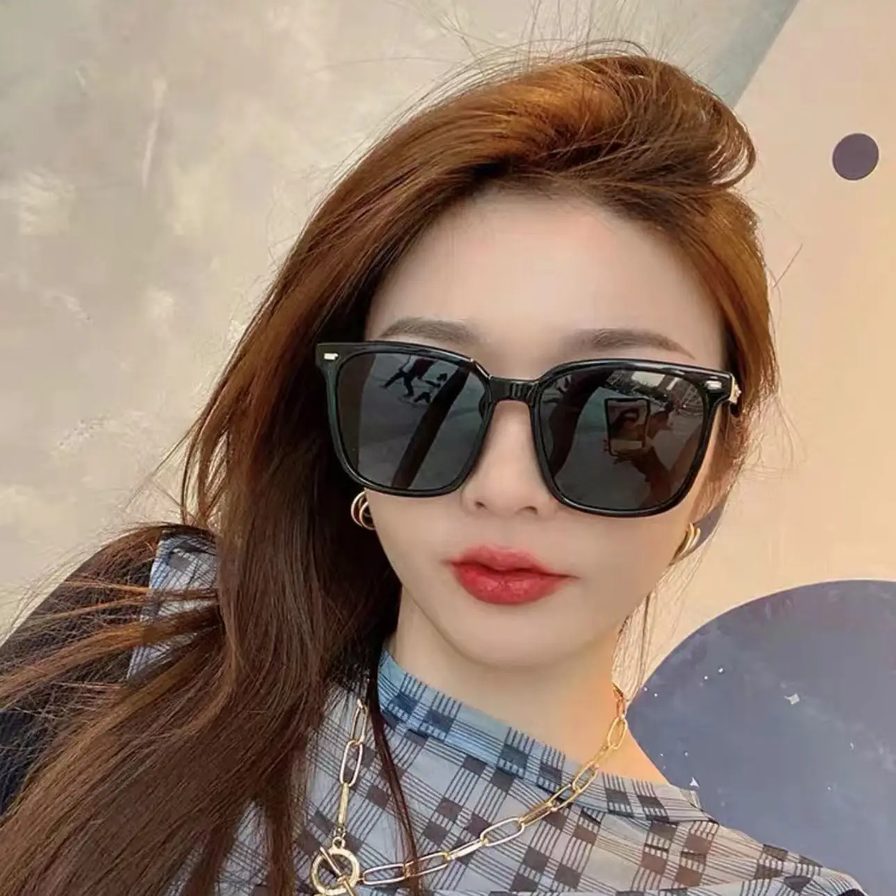 UV-Proof Polarized Sunglasses Large Frame Men Women - Image 6
