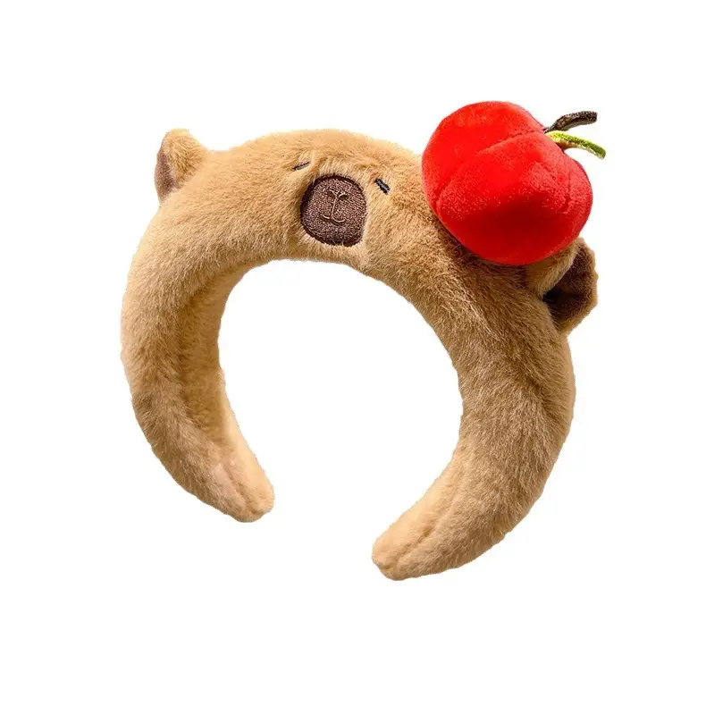 Plush Skull Top Headband for Women Cute Autumn Winter - Image 11