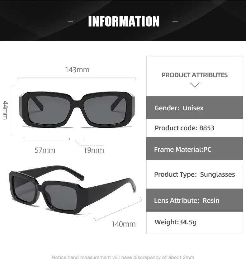2024 New Retro Square Sunglasses Men Women UV-Proof — feature 12