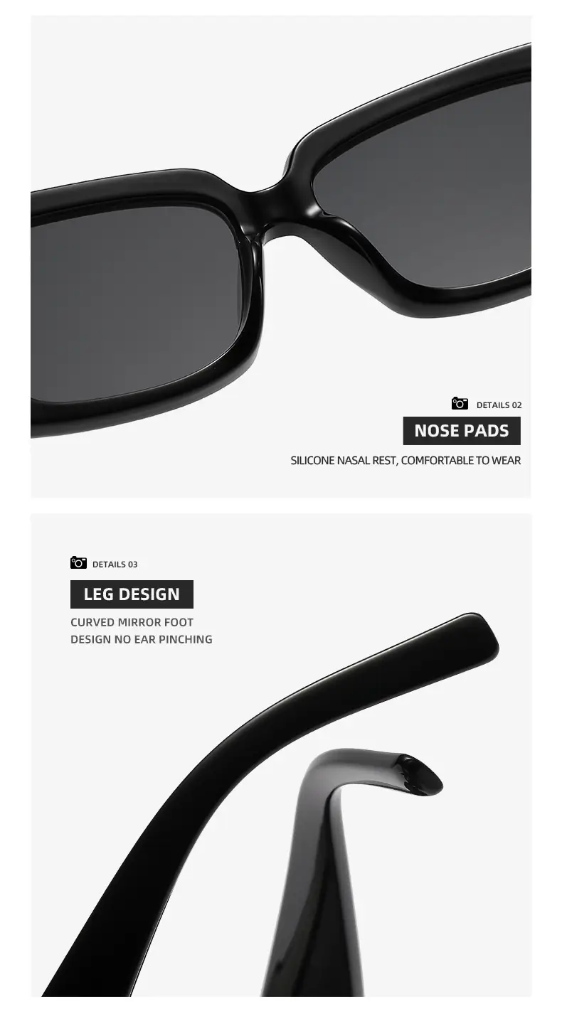 2024 New Retro Square Sunglasses Men Women UV-Proof — feature 32