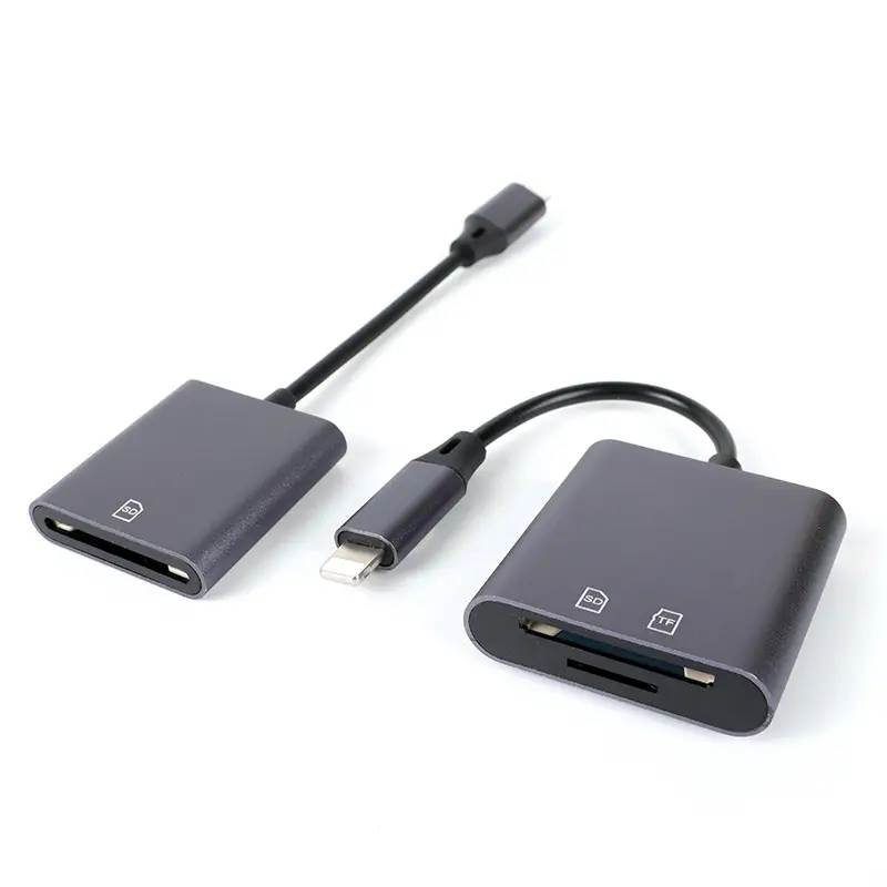 Apple iPhone Camera Tf Memory Card Reader with USB-C