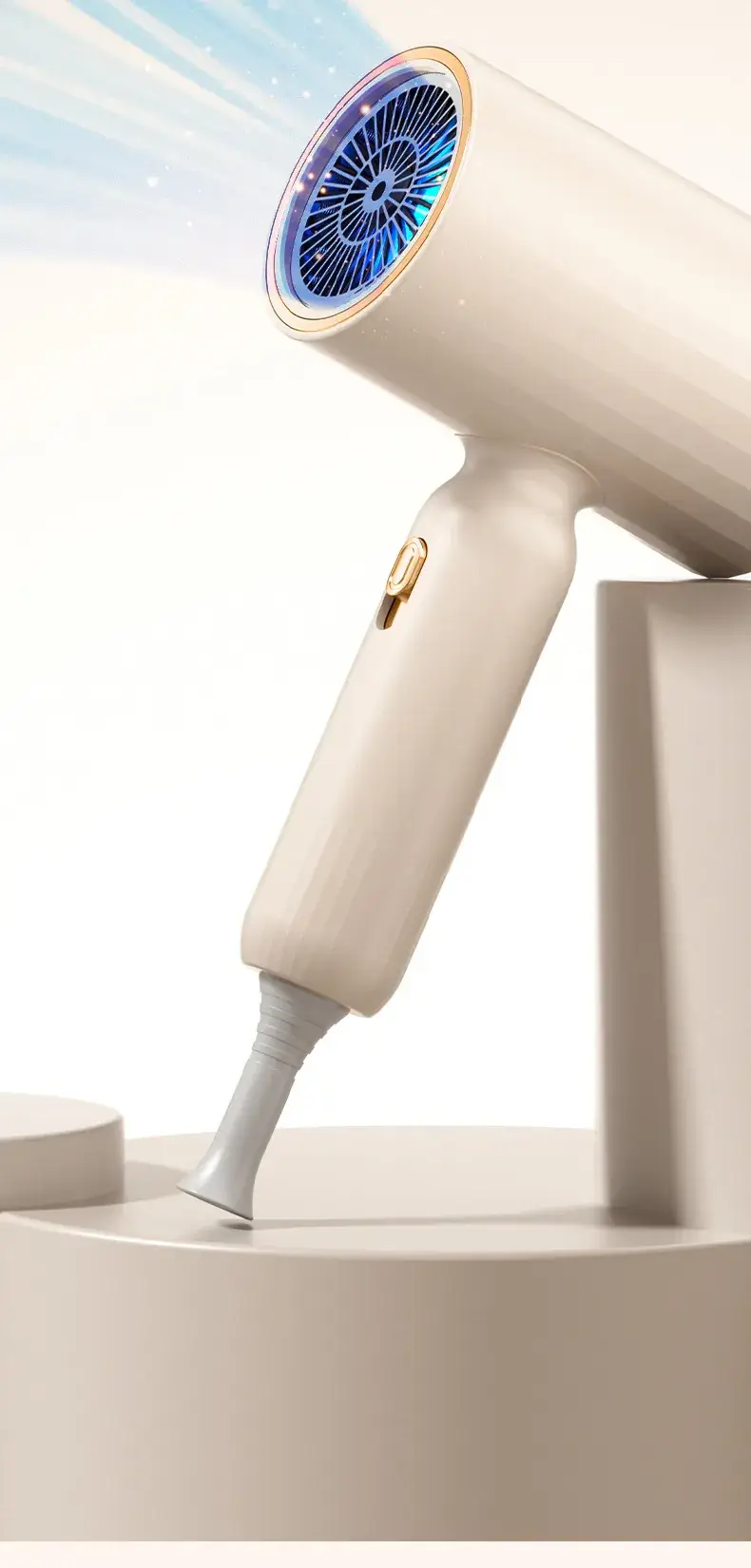 Portable Hair Dryer with Strong Wind & Blue Light — feature 11
