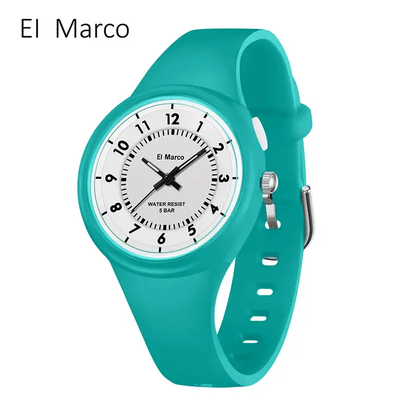 EI Marco Blue Yellow Elephant Quartz Watch for Kids - Image 10