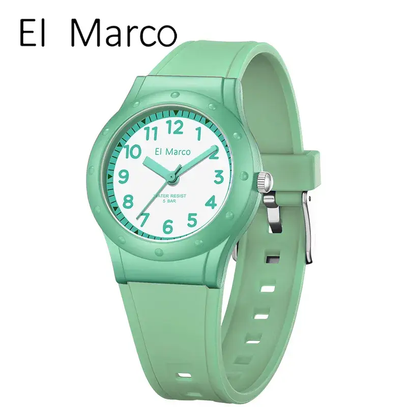 EI Marco Blue Yellow Elephant Quartz Watch for Kids - Image 21