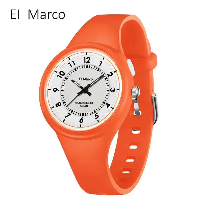 EI Marco Blue Yellow Elephant Quartz Watch for Kids - Image 9