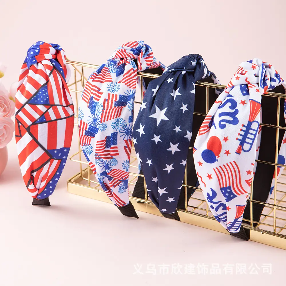 American Flag Flag Headband for Men Women Party Wear - Image 10