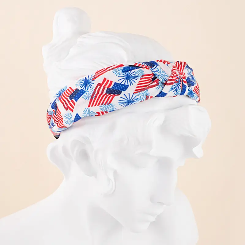 American Flag Flag Headband for Men Women Party Wear — feature 14