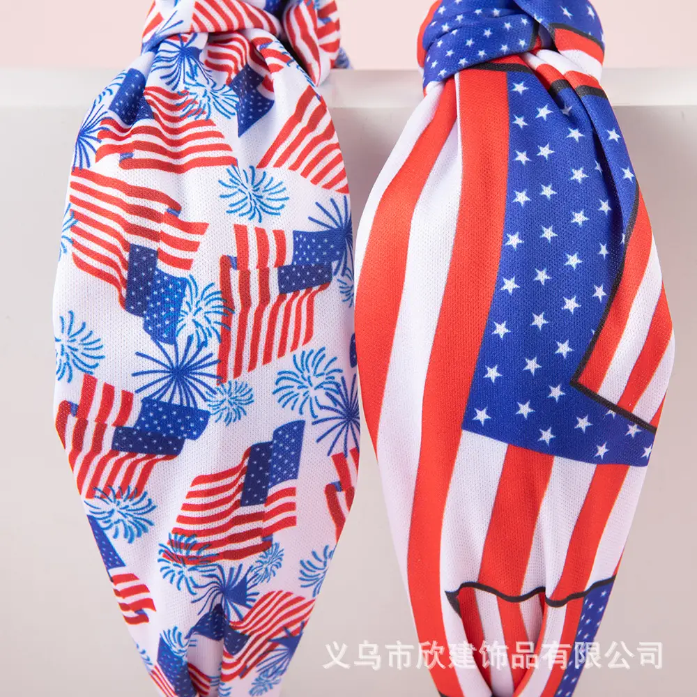 American Flag Flag Headband for Men Women Party Wear — feature 18