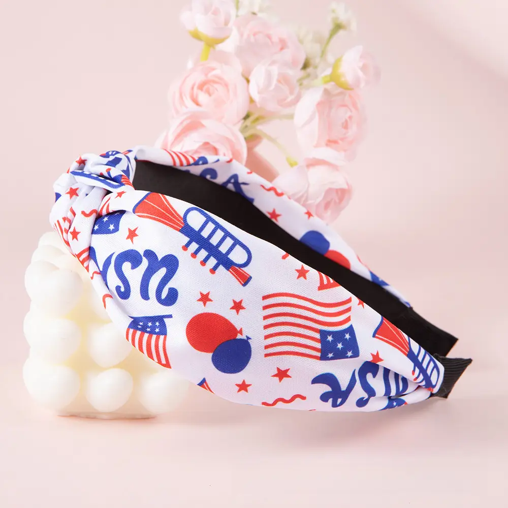 American Flag Flag Headband for Men Women Party Wear - Image 8