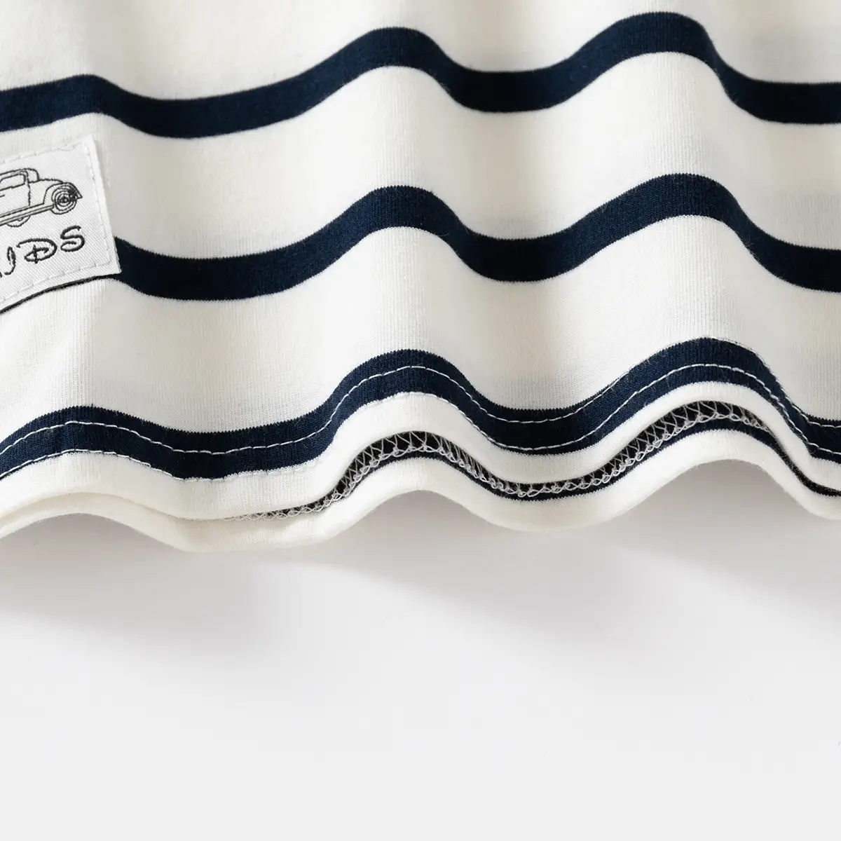 Children Striped Polo Shirt Navy White 2026 - Image 6