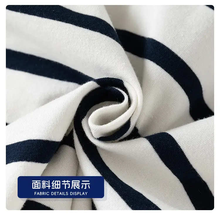 Children Striped Polo Shirt Navy White 2026 — feature 14