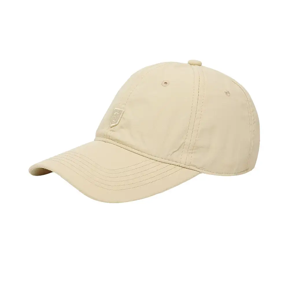 Women Beige Letter Embroidered Baseball Cap with Curved Bristles - Image 18