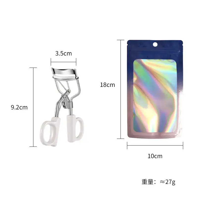 Portable Eyelash Curler with Holographic Design - Image 10