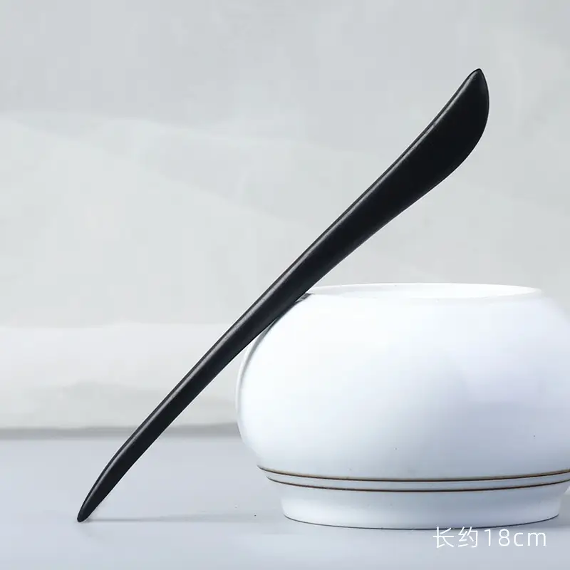 Elongated Hairpin Ancient Style Ebony Chopsticks - Image 7