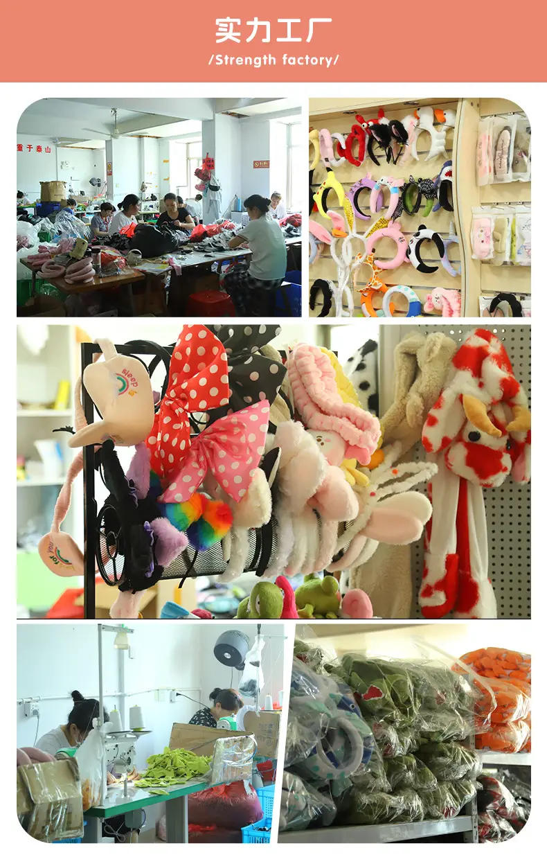 Korean Style Velvet Skull Top Headband with Sponges — feature 11