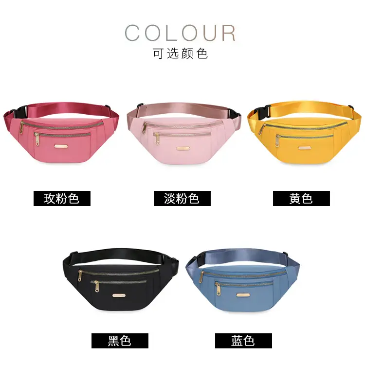 Blue Waterproof Travel Waist Bag for Men Women — feature 4