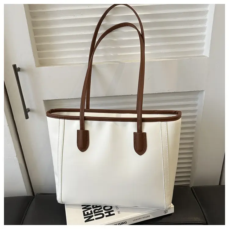 Korean Style Textured Shoulder Bag Brown 2023 — feature 21