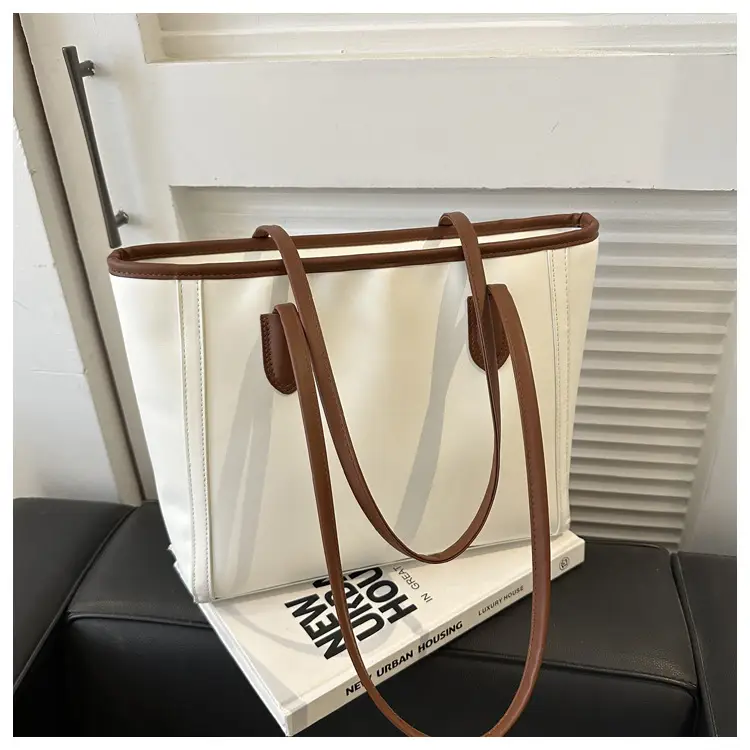 Korean Style Textured Shoulder Bag Brown 2023 — feature 22