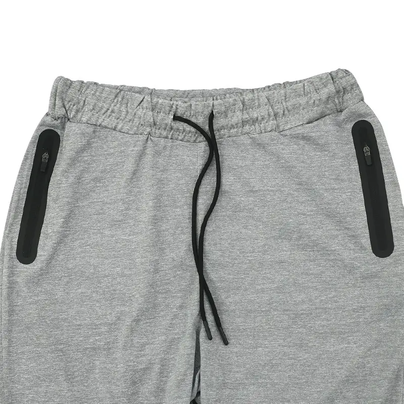 Men's Grey Elastic Fitness Pants Spring Summer Casual — feature 20