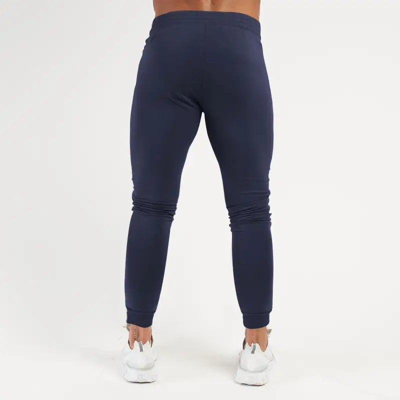 Men's Grey Elastic Fitness Pants Spring Summer Casual — feature 5