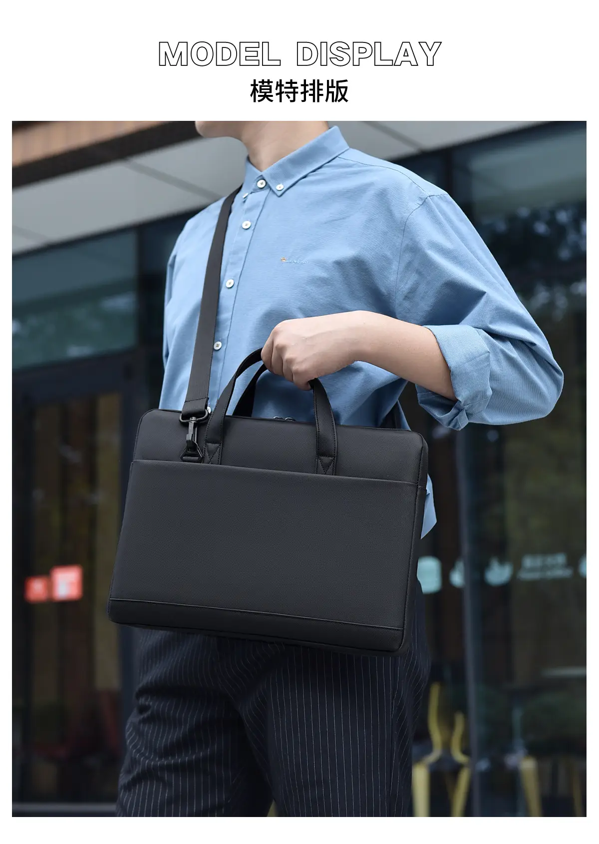 16-inch Waterproof Laptop Bag for Men — feature 12