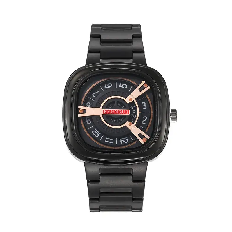 Black Ceramic Watch for Men Women Fashion Accessories