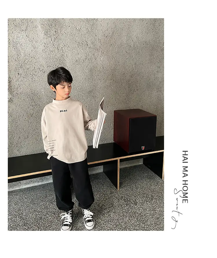 Boys Long Sleeve T-Shirt White German Velvet 2025 — feature 15